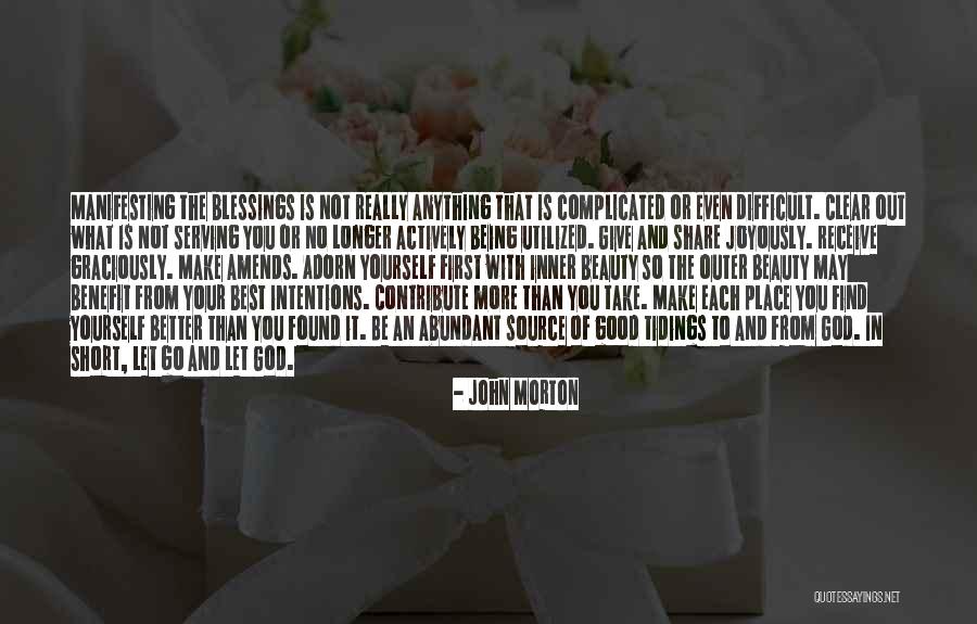 Inner Vs Outer Beauty Quotes By John Morton