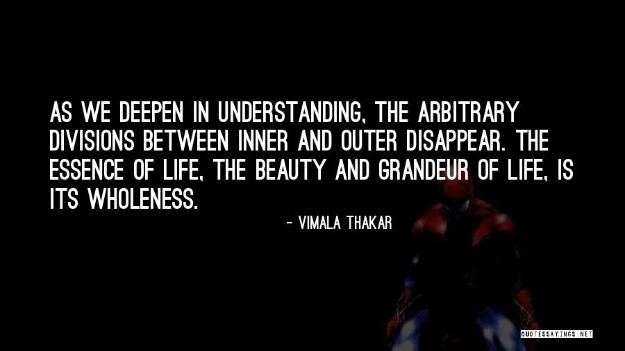 Inner Vs Outer Beauty Quotes By Vimala Thakar