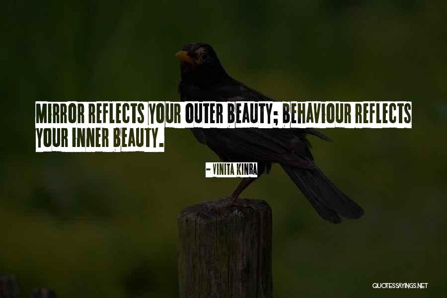 Inner Vs Outer Beauty Quotes By Vinita Kinra