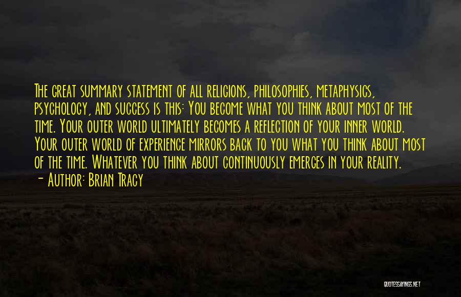 Inner World Outer World Quotes By Brian Tracy