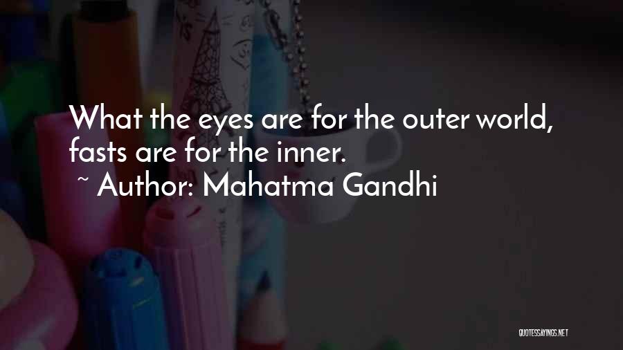 Inner World Outer World Quotes By Mahatma Gandhi