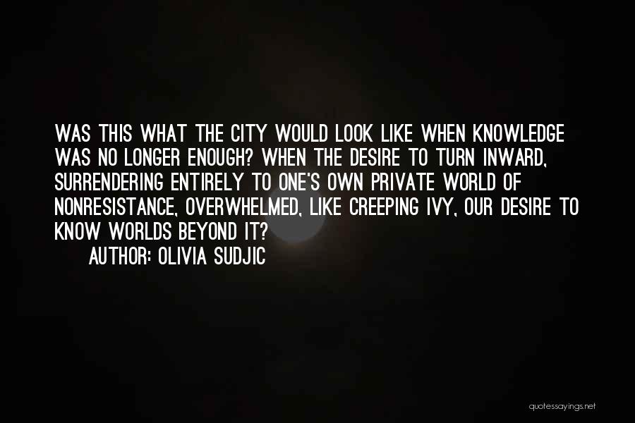 Inner Worlds Quotes By Olivia Sudjic