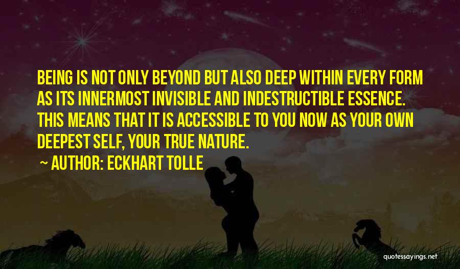 Innermost Self Quotes By Eckhart Tolle