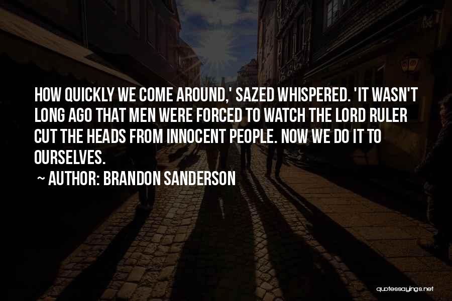 Innocence And Corruption Quotes By Brandon Sanderson