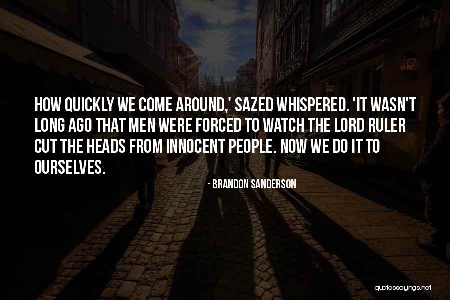 Innocence And Corruption Quotes By Brandon Sanderson