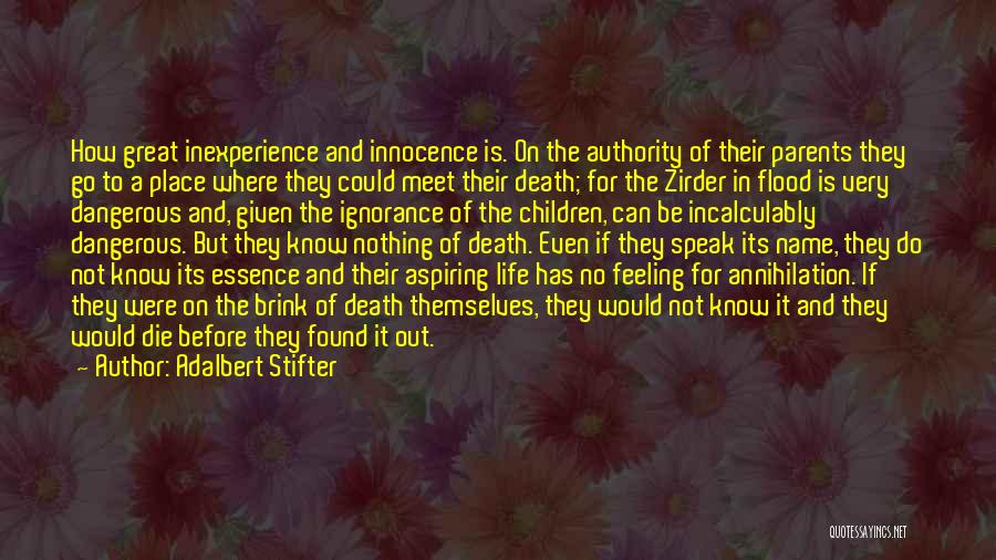 Innocence And Death Quotes By Adalbert Stifter