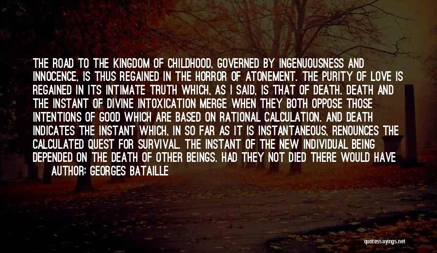 Innocence And Death Quotes By Georges Bataille