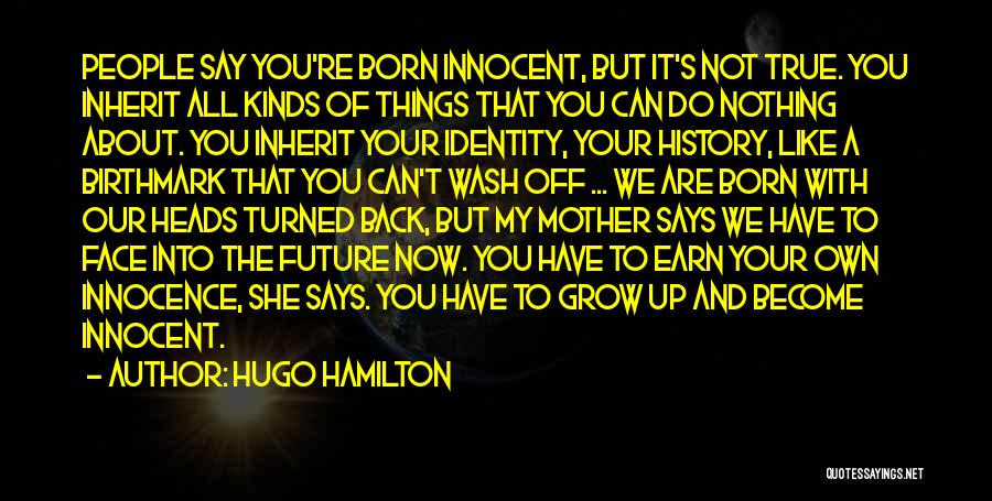 Innocence And Maturity Quotes By Hugo Hamilton