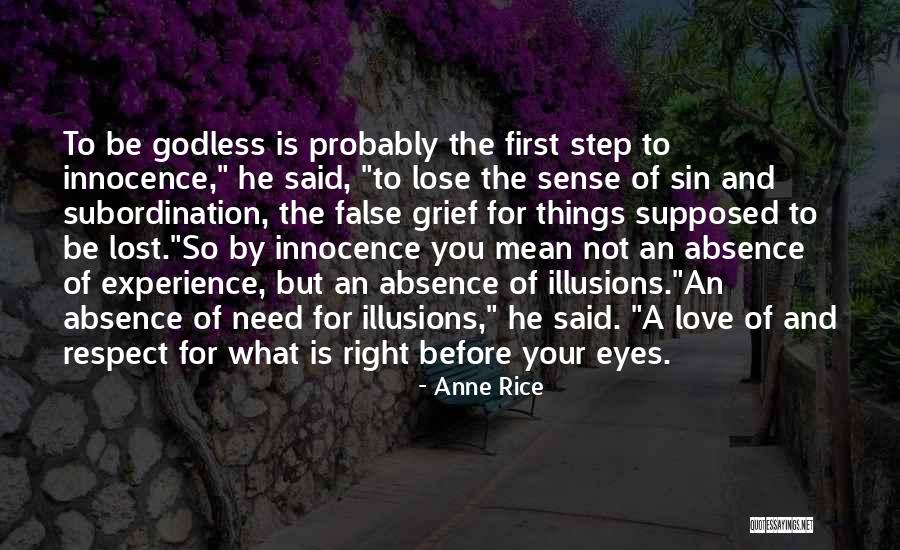 Innocence In Her Eyes Quotes By Anne Rice