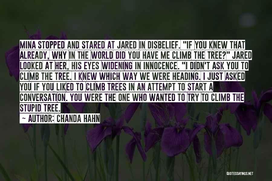 Innocence In Her Eyes Quotes By Chanda Hahn