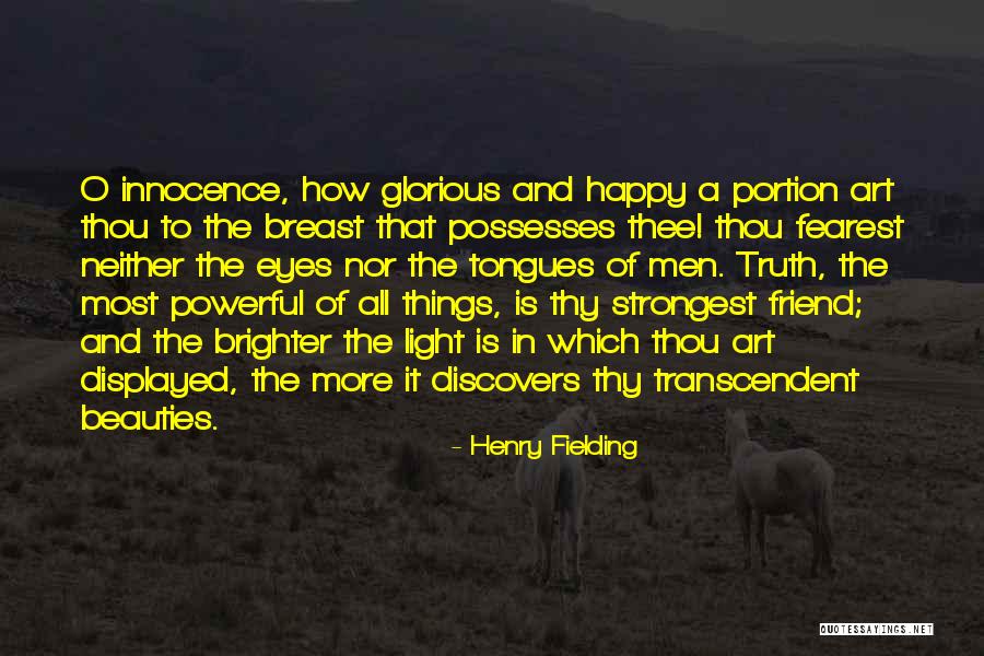 Innocence In Her Eyes Quotes By Henry Fielding