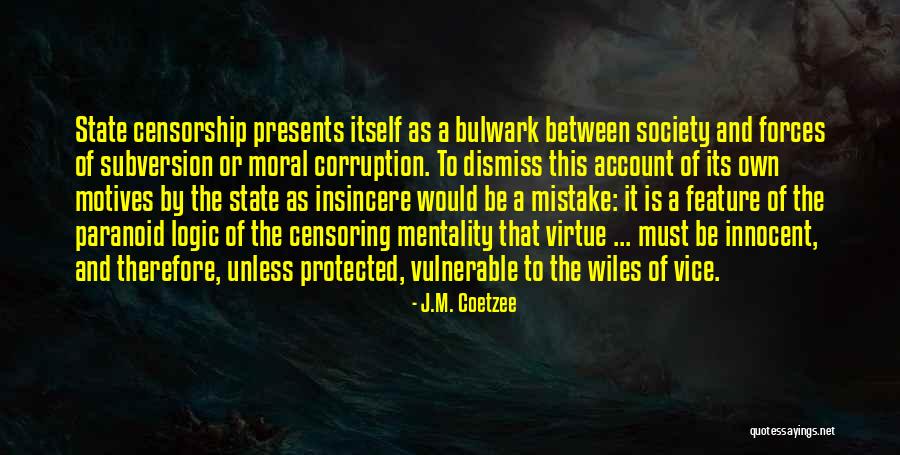 Innocent As A Quotes By J.M. Coetzee Innocent As A Quotes By J.M. Coetzee