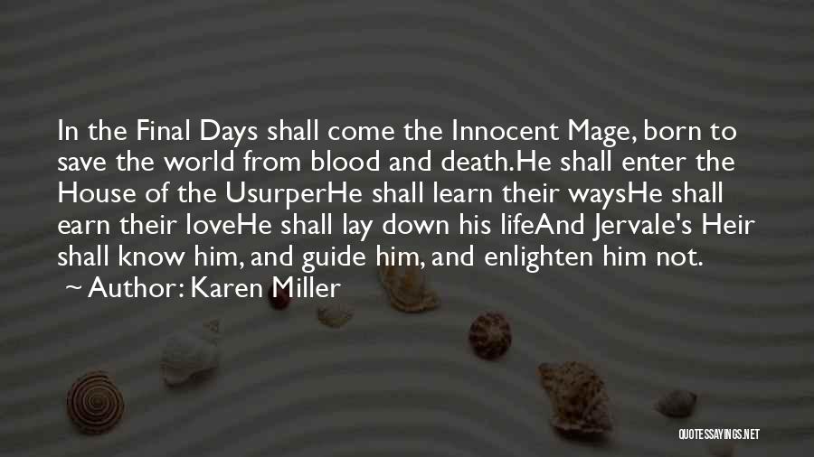 Innocent Death Quotes By Karen Miller