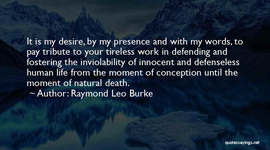 Innocent Death Quotes By Raymond Leo Burke