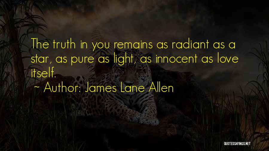 Innocent Love Quotes By James Lane Allen