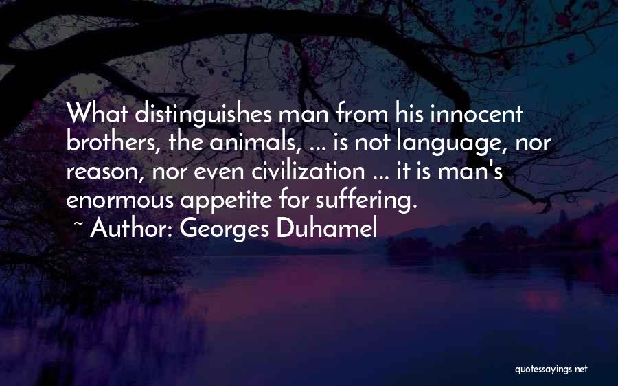 Innocent Man Quotes By Georges Duhamel
