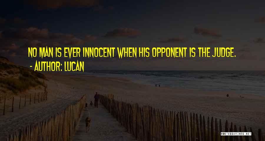 Innocent Man Quotes By Lucan