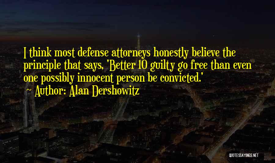 Innocent Person Quotes By Alan Dershowitz