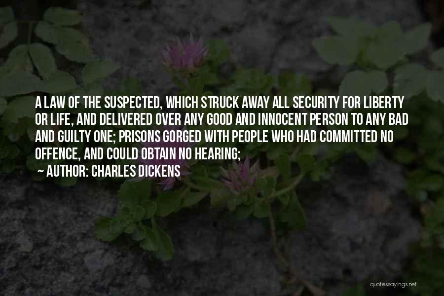 Innocent Person Quotes By Charles Dickens