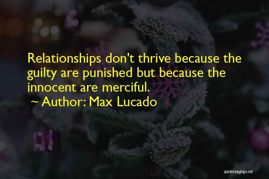 Innocent Punished Quotes By Max Lucado