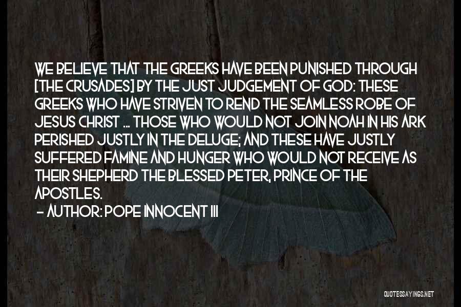 Innocent Punished Quotes By Pope Innocent III