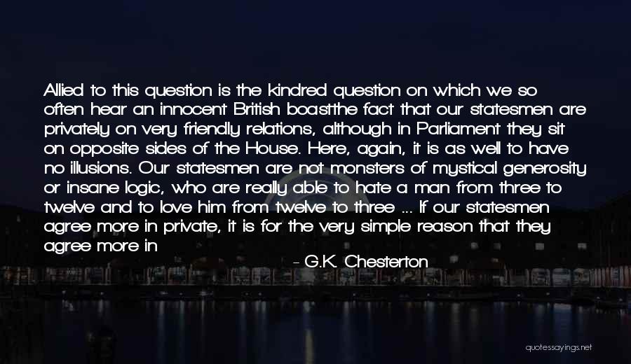 Innocent Question Quotes By G.K. Chesterton Innocent Question Quotes By G.K. Chesterton
