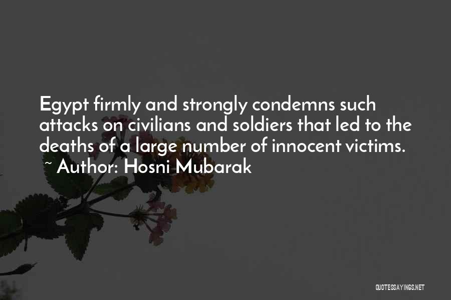 Innocent Victims Quotes By Hosni Mubarak
