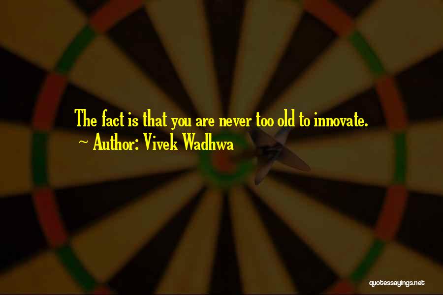 Innovate Quotes By Vivek Wadhwa