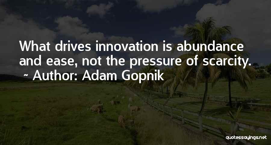 Innovation And Creativity Quotes By Adam Gopnik