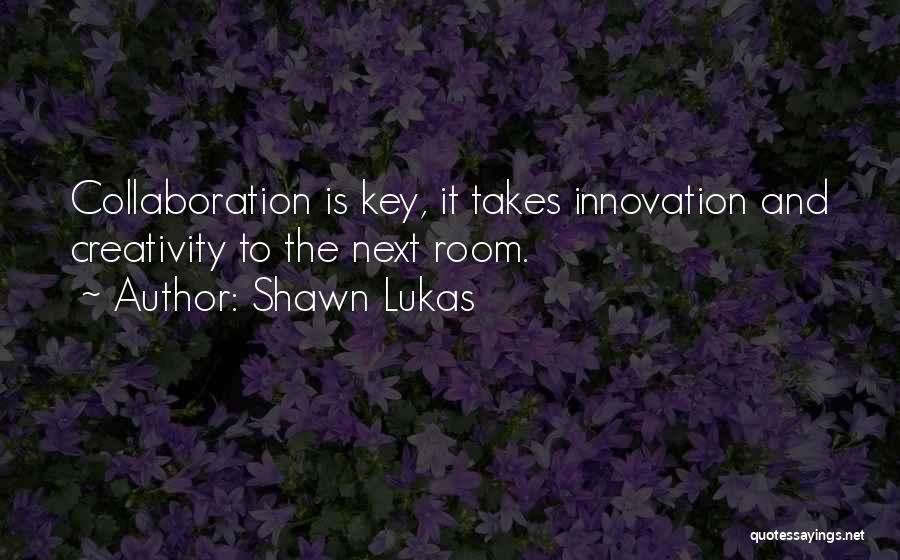 Innovation And Creativity Quotes By Shawn Lukas