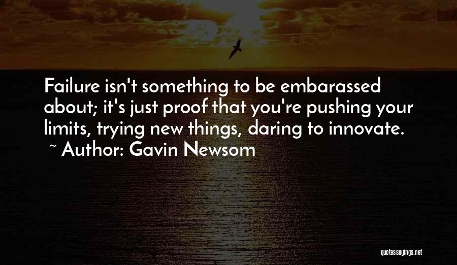 Innovation And Failure Quotes By Gavin Newsom