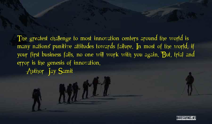 Innovation And Failure Quotes By Jay Samit