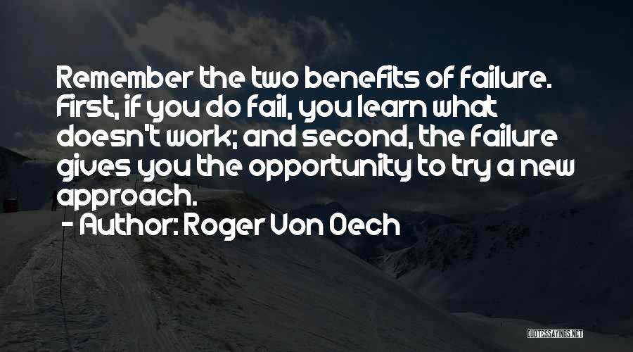 Innovation And Failure Quotes By Roger Von Oech