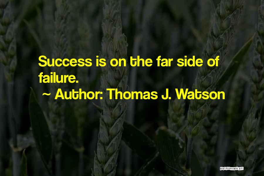 Innovation And Failure Quotes By Thomas J. Watson