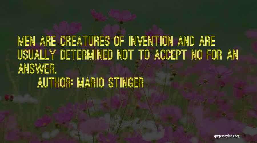 Innovation And Invention Quotes By Mario Stinger