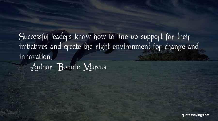 Innovation And Leadership Quotes By Bonnie Marcus