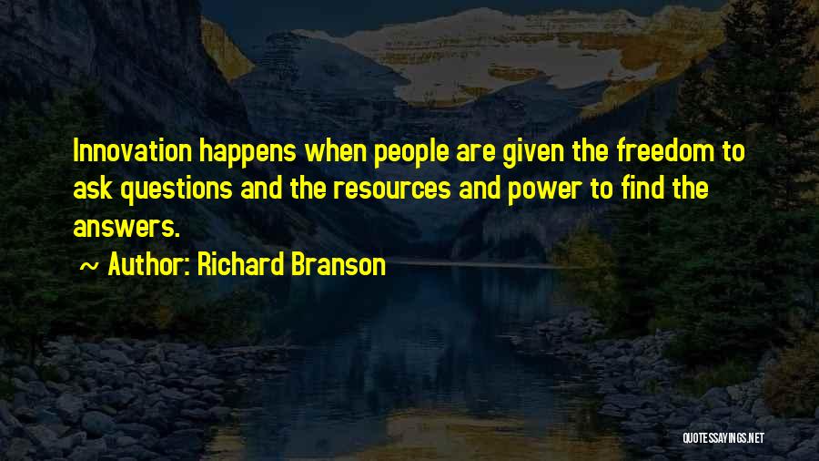 Innovation And Leadership Quotes By Richard Branson