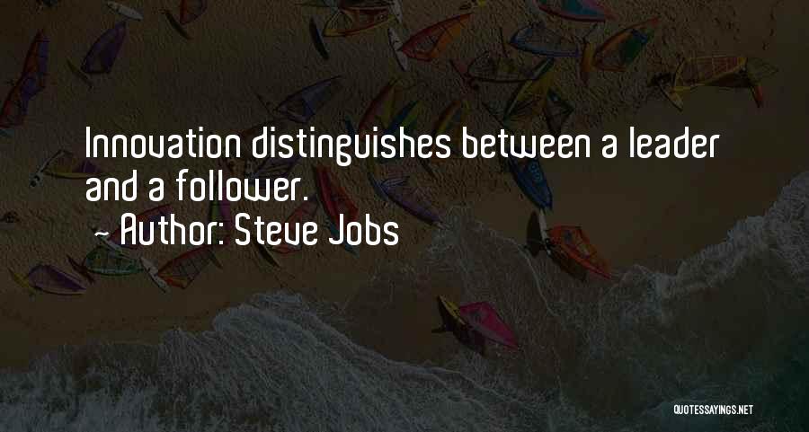Innovation And Leadership Quotes By Steve Jobs