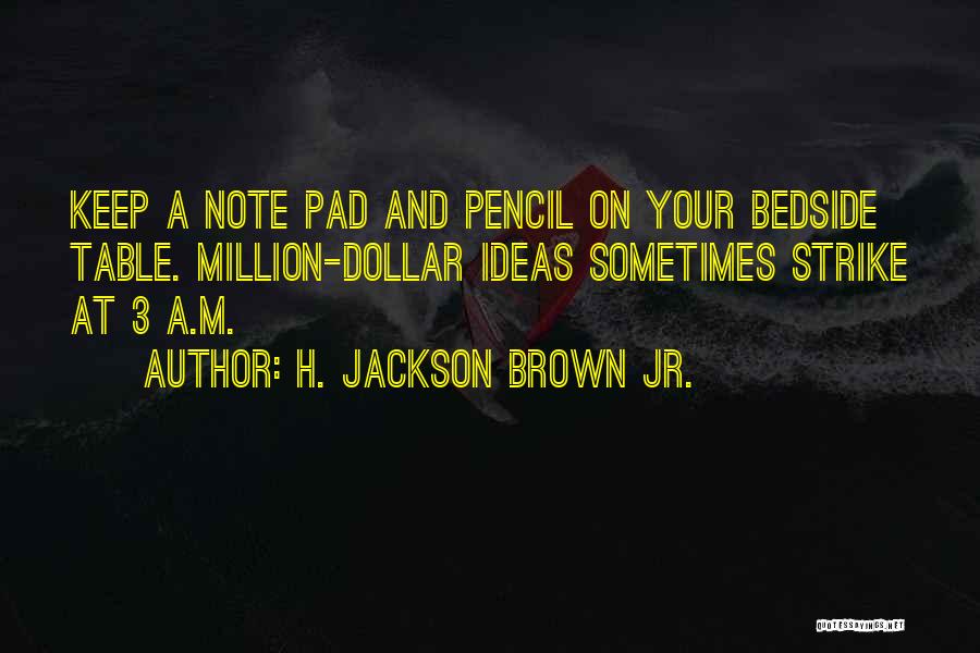 Innovation Ideas Quotes By H. Jackson Brown Jr.