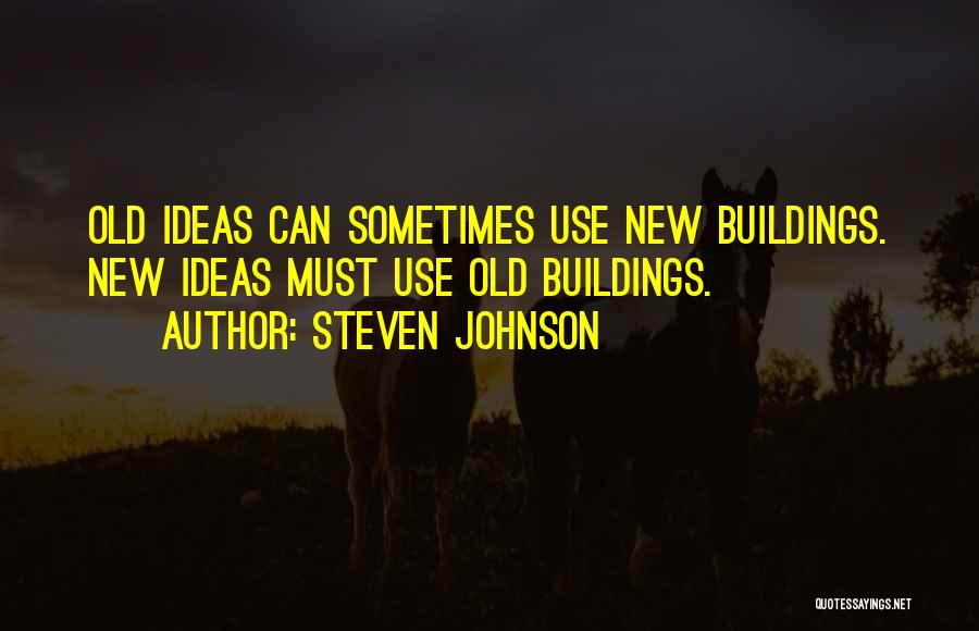 Innovation Ideas Quotes By Steven Johnson