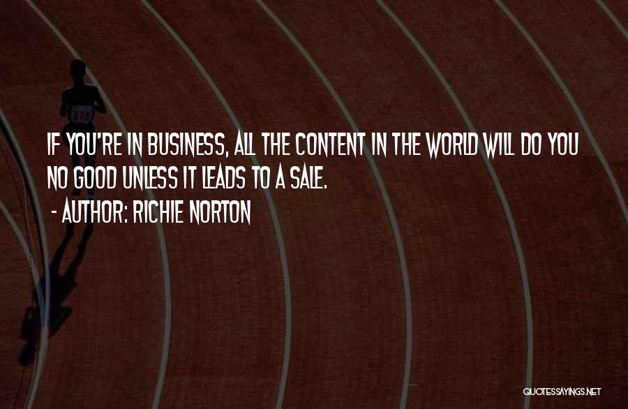 Innovation In Business Quotes By Richie Norton