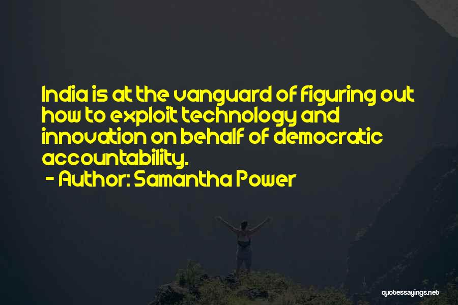 Innovation In India Quotes By Samantha Power