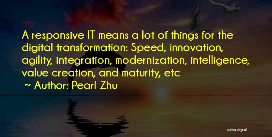 Innovation Management Quotes By Pearl Zhu