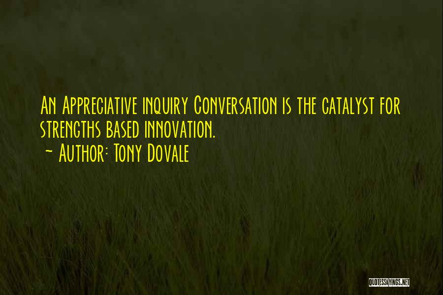 Innovation Management Quotes By Tony Dovale