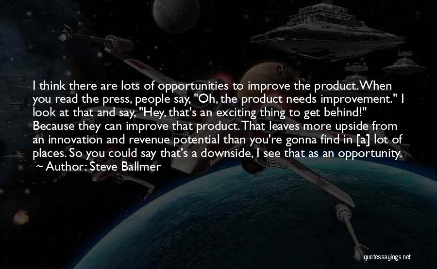 Innovation Product Quotes By Steve Ballmer