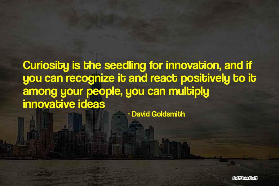 Innovative Ideas Quotes By David Goldsmith