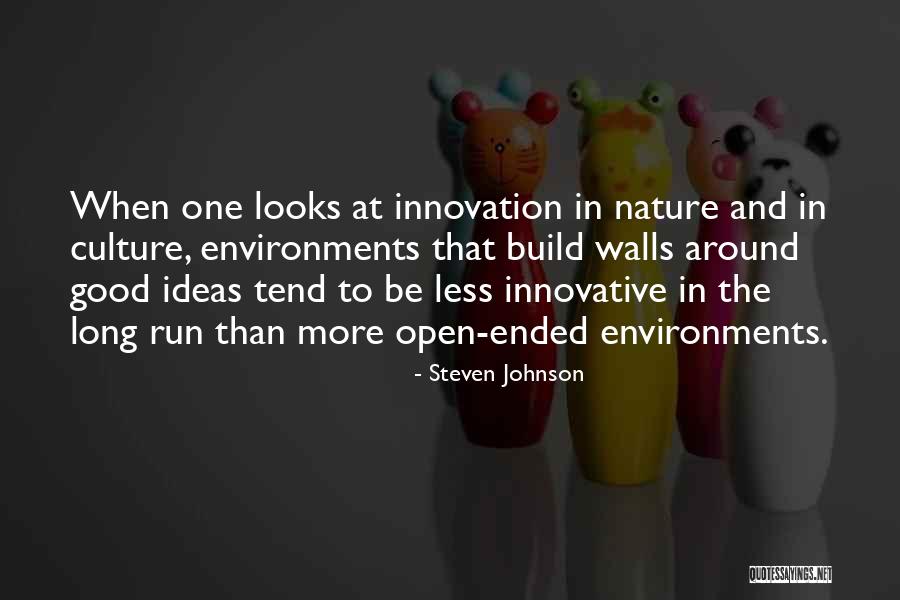 Innovative Ideas Quotes By Steven Johnson