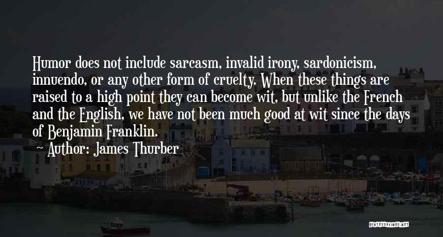 Innuendo Quotes By James Thurber