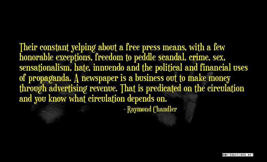 Innuendo Quotes By Raymond Chandler Innuendo Quotes By Raymond Chandler