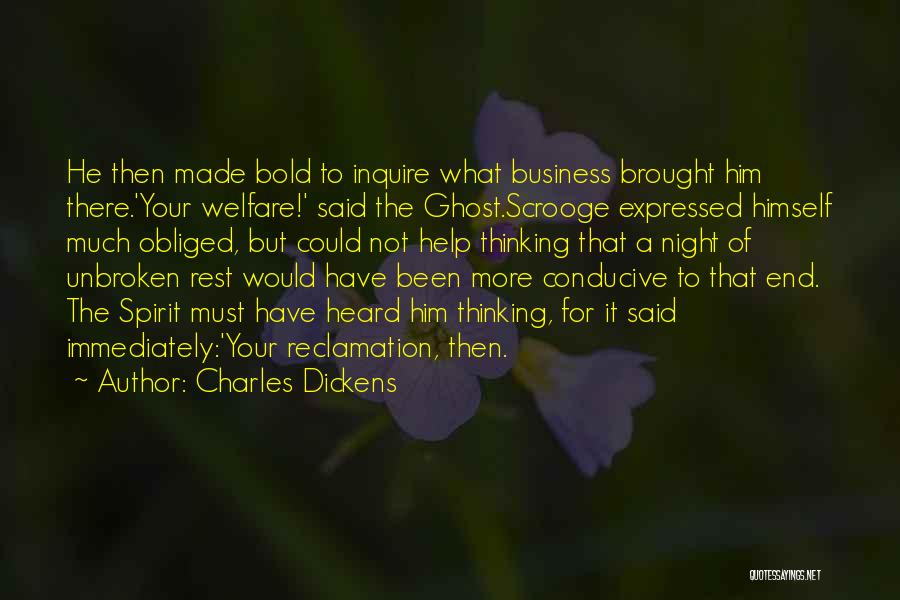 Inquire Quotes By Charles Dickens